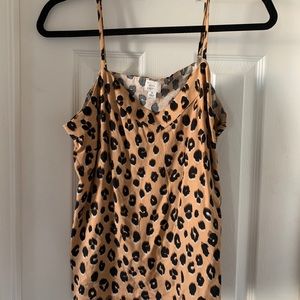 Leopard tank top
